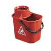 Optima industrial heavy duty 14 litre mop bucket red with cone wringer for commercial cleaning UK – Purcho