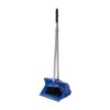 Long handle dustpan and brush set blue for floor cleaning by Purcho UK Purcho