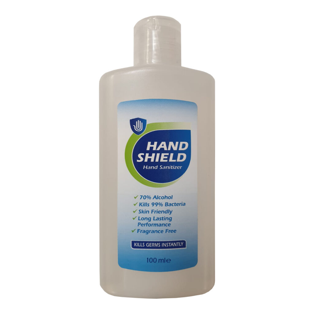 70% Alcohol Hand Sanitiser 100ml – Handshield – Purcho