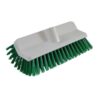 Green bristle high low deck scrubbing brush for professional cleaning from Purcho UK