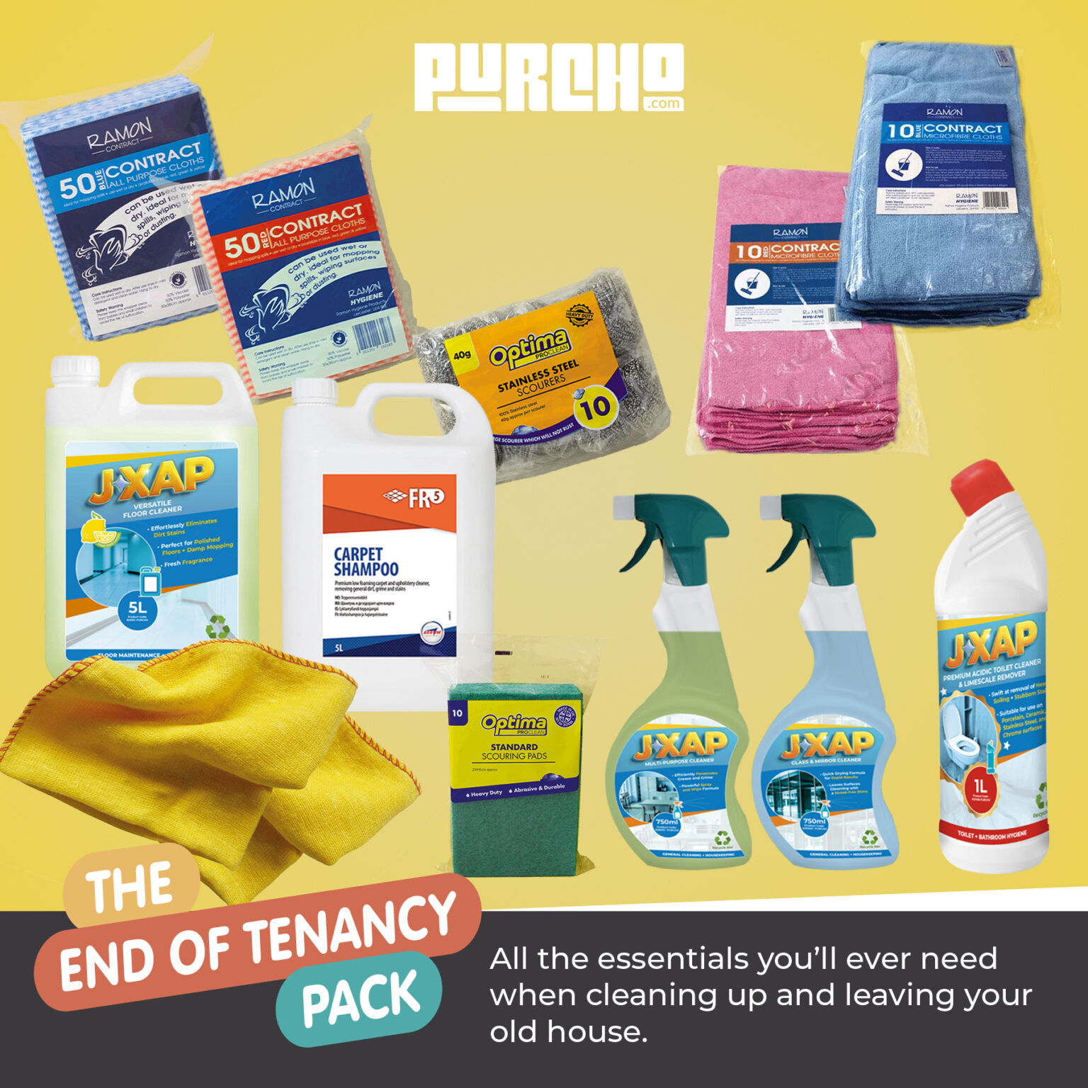 The End of Tenancy Pack: Complete Cleaning Solution for Moving Out – Purcho