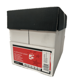 5 Star Copier Paper 75gsm A4 White (Pack of 2500)