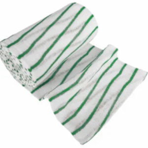 Striped Stockinette Roll 30cm x 11.5m (800g) - Green