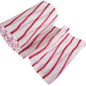 Striped Stockinette Roll 30cm x 11.5m (800g) - Red