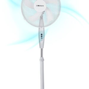 Belaco 16 Inch Pedestal Fan - White