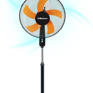 Belaco 16 Inch Pedestal Fan - Black & Orange