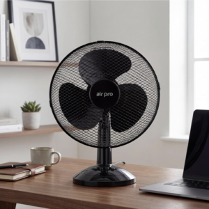 Air Pro 12" Desk Fan - Black