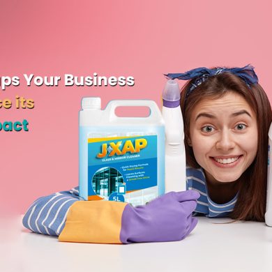 eco-friendly cleaning products from Purcho promoting sustainable swaps for UK businesses